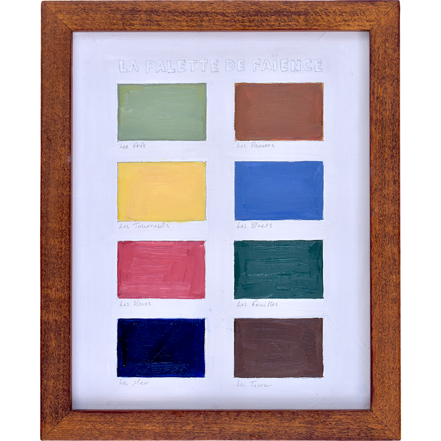 No. 0012 La Palette de Faience (9"x11.75")