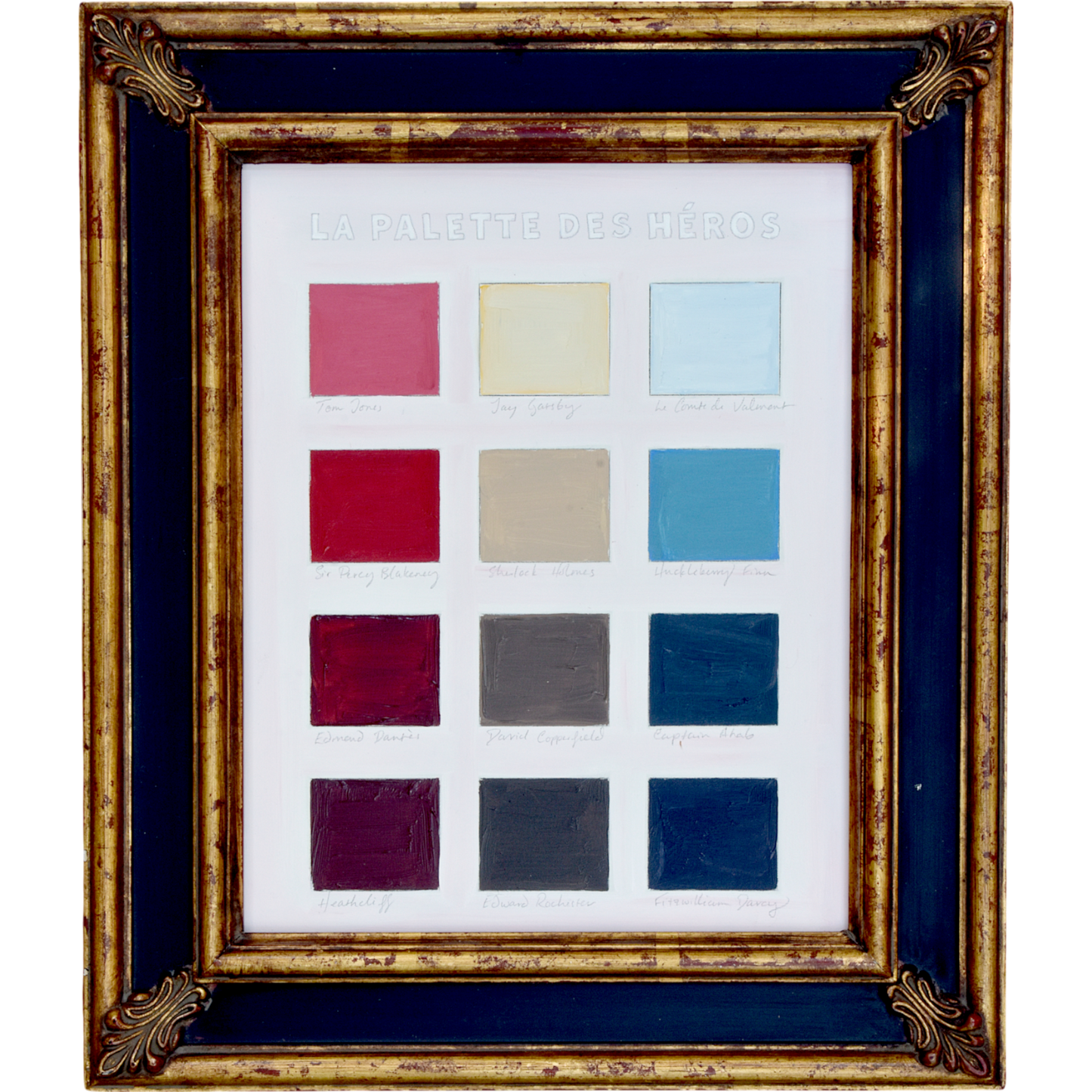 No. 0009 La Palette des Heros (11.5"x13.5")