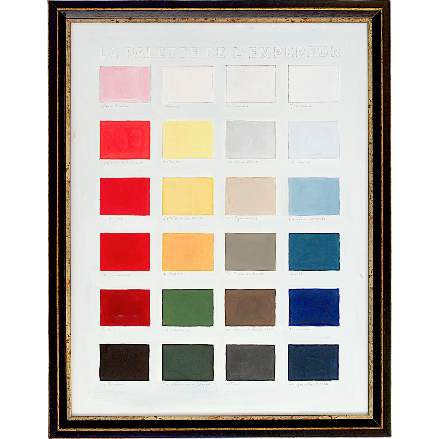 No. 0004 La Palette de l'Empereur (20"x26")