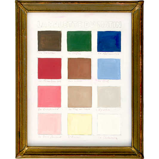 No. 0001 La Palette du Matin (9"x11")