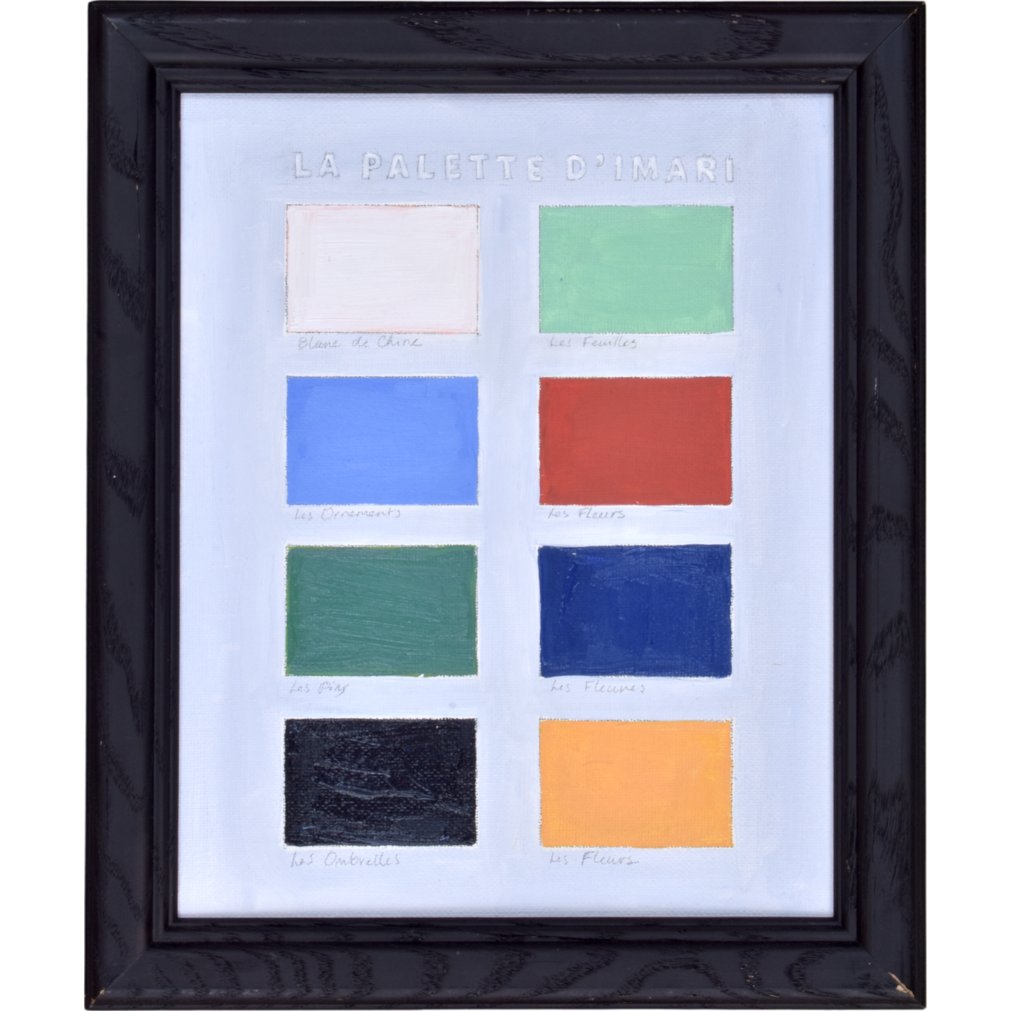 No. 0010 La Palette d'Imari (9.75"x11")