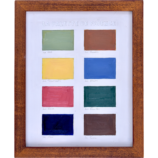 No. 0012 La Palette de Faience (9"x11.75")