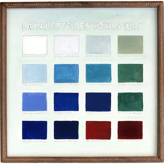 No. 0002 La Palette des Voyageurs (12.75"x12.75")